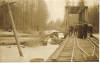 1909 Flood - looking back from Beatty's Slough south towards the Sedro-Woolley Rail Road Bridge