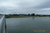 Looking across at Dike District 17's levee improvement