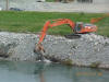 RipRap Splashing Into the Skagit